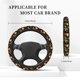 thumbnail image 3 of Balery Monkeys Swinging from Palms Fundas elásticas antideslizantes para volante, funda protectora universal para hombre y mujer, 15 pulgadas, accesorios para coche., 3 of 6