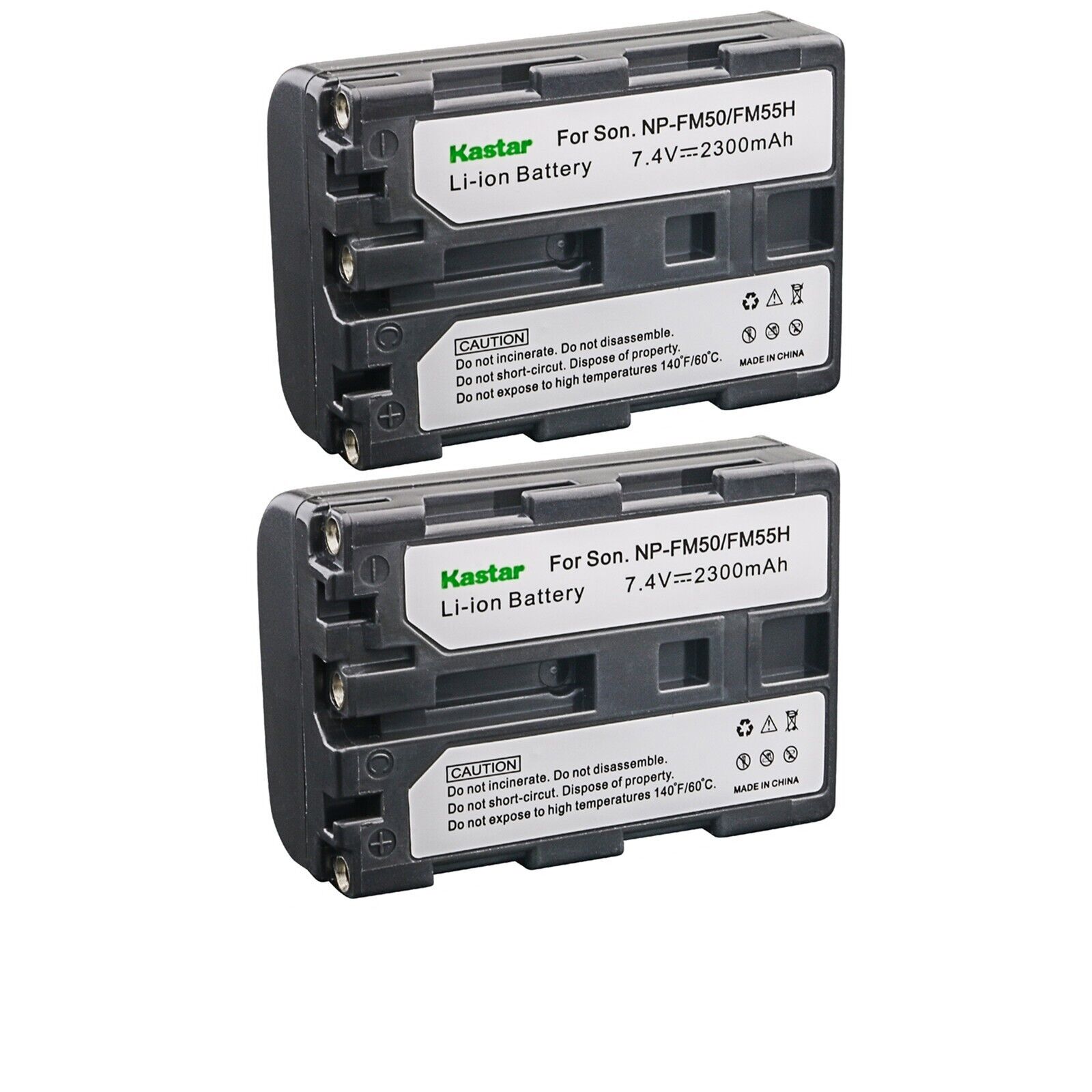 Kit 2 Batterie NP-FV50 Per Sony HDR-CX/PJ | 1300mAh, 9.6Wh, Con Protezioni – Compatibili Con CX150E, PJ10E E Molti Altri
