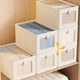 thumbnail image 5 of Armario para guardar ropa, caja de almacenamiento con tapa, organizador de ropa para dormitorio, caja de almacenamiento grande para balcón, caja de almacenamiento para ropa del hogar, caja, 5 of 8