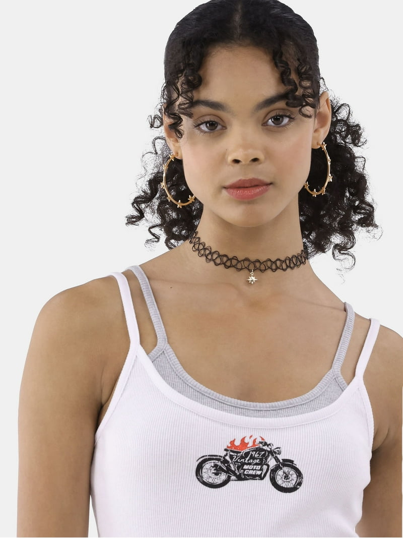 No Boundaries Charm Stretch Choker Necklace Set 5-Pack