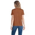 thumbnail image 2 of Lands' End Women's Relaxed Supima Cotton V-Neck T-Shirt, 2 of 3