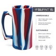 thumbnail image 2 of 28oz Silicone Beer Stein, The Patriot (Red, White, Blue), 2 of 6