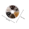 thumbnail image 2 of FOLOYORI 1Jgo Terminales Para Cordones De Joyería En Hierro Con Para Pulseras Y Collares, 2 of 8