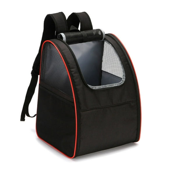 Cat Carrier Backpack Foldable Pet Carrier Backpack Breathable Mesh Carrier Bag with Inner Pad for Cats and Small Dogs Travel Camping Hiking