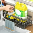 thumbnail image 4 of Kitchen Sink Caddy Basket Drain Rack Sponge Dishcloth Storage Holder UK STOCK, 4 of 9