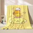 thumbnail image 5 of Japanese Pompom Purin Cartoon Blanket Children Room Soft Fluffy Soft Bed Plush Throws Baby Girl Boys Plush Blanket Quilt Gift, 5 of 9