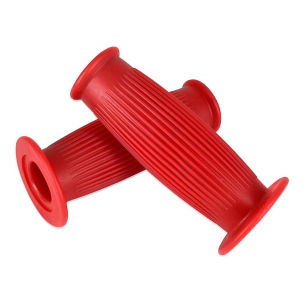 1 Par de Puño Acoples para Manillar à moto / Manillas Antideslizantes para Motocicleta / con Antideslizante Rojo 22 24MM