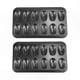 thumbnail image 1 of 2-Pack Nonstick Madeleine Baking Pans, 12-Cavity Cake Tins for Crust Chocolate Bread Loaves, 1 of 5