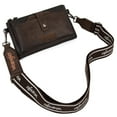 thumbnail image 7 of Wrangler Crossbody Bags for Women Shoulder Wallet Small Purse with Adjustable Guitar Straps, Coffee, 7 of 7