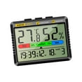 thumbnail image 6 of Fancyes Temperature Humidity Meter Indoor Hygrometer Freestanding Versatile Electronic Humidity Meter Weather Station for Living Room Black, 6 of 8