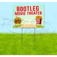thumbnail image 1 of Bootleg Movie Theater (18" x 24") Yard Sign, Includes Metal Step Stake, 1 of 6