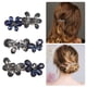 thumbnail image 2 of Pasadores para el cabello Unique Bargains con purpurina 3 piezas Azul Negro, 2 of 7