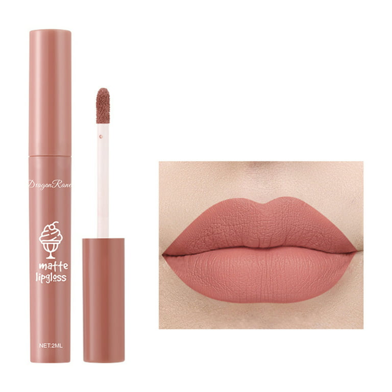 Trendy Matte Liquid Lipsticks Waterproof Long-lasting Lip Gloss for Party  Cosplay Makeup 6 
