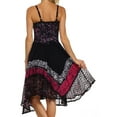 thumbnail image 2 of Sakkas Aphrodite Embroidered Batik Dress - Navy / Pink - OS, 2 of 4