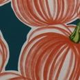 thumbnail image 6 of E by Design Flipping for Fall Pumpkins-A-Plenty Outdoor Pillow, Orange-Blue, 6 of 6