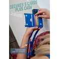 thumbnail image 2 of Smartish iPhone 11 Crossbody Case - Dancing Queen [Purse / Clutch with Detachable Strap & Card Holder] - Bath Bomb Blue, 2 of 5