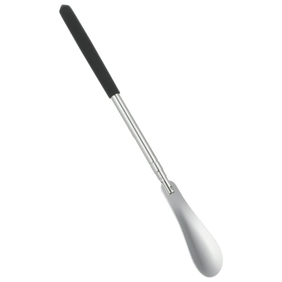 Miangastore Retractable Stainless Steel Shoehorn Metal Shoe Horns Extra Long Shoehorn with Adjustable Handle for Boots and Shoes