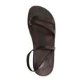thumbnail image 3 of Jada - Leather Ankle Strap Flat Sandal - Womens Sandals, 3 of 4