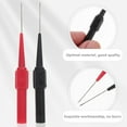 thumbnail image 3 of Hands DIY 10Pcs Multimeter Probes Insulated Test Probes Stainless Steel Needle Back Probe Pins Professional Diagnostic Tool Accessories for Multimeter Test Wiring Car Tester, 3 of 6