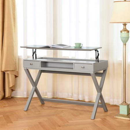 FurnitureR 44 inch Writing Desk Home Office Table, Gray | Walmart Canada