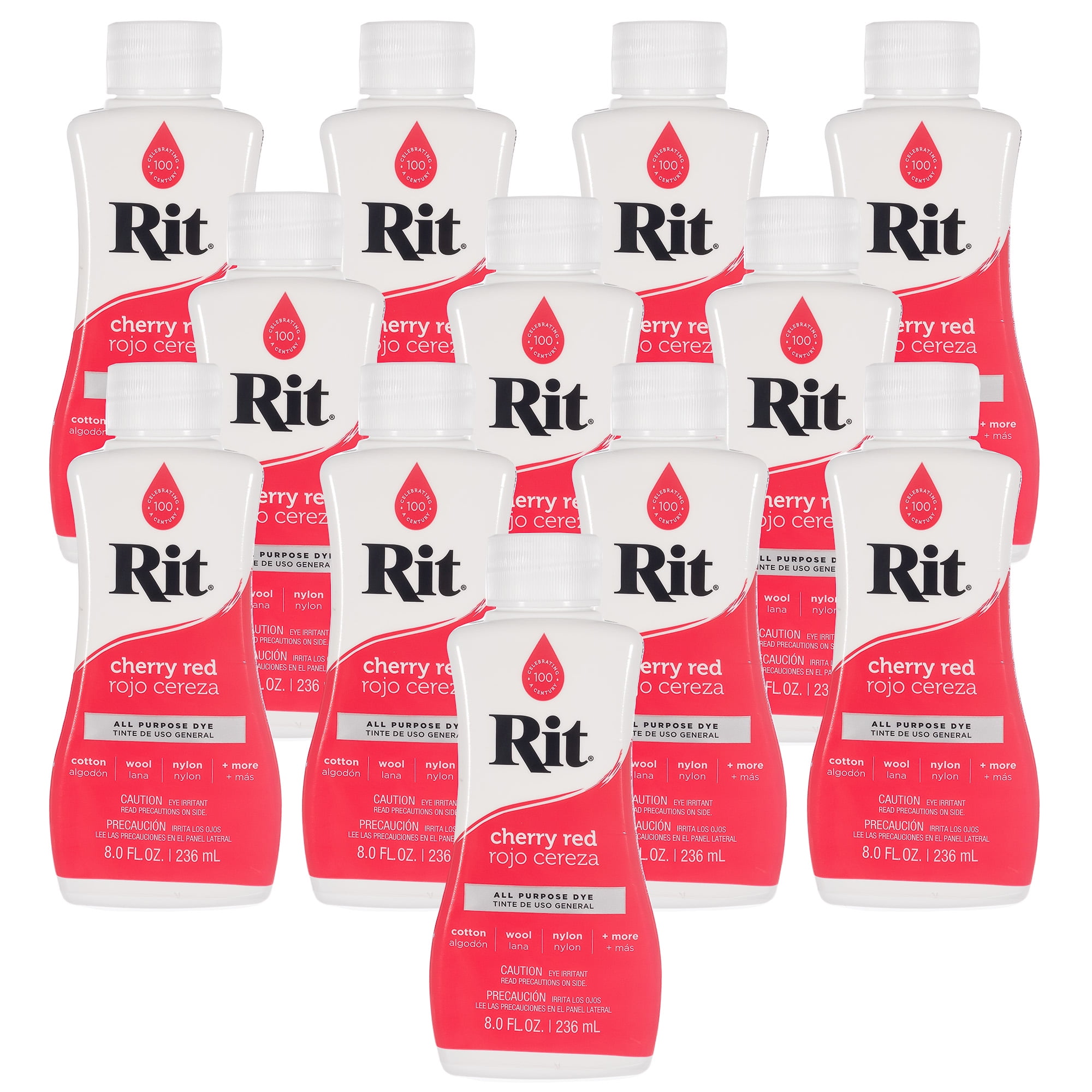 Rit Dye | All-Purpose 8 oz Liquid 12-Pack Case – Cherry Red