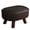 Black, variant on Small Upholstered Pouf Ottoman Footrest For Couch Comfort Foam Poofs For Living Room Stackable Leather Foot Stool With Wood Legs For Entryway, Bedroom