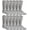 6 Pack Gray Crew, variant on Yacht & Smith 6 Pairs Loose Fit Non-Binding Soft Cotton Diabetic Crew Socks, Bulk Value Pack, 9-11