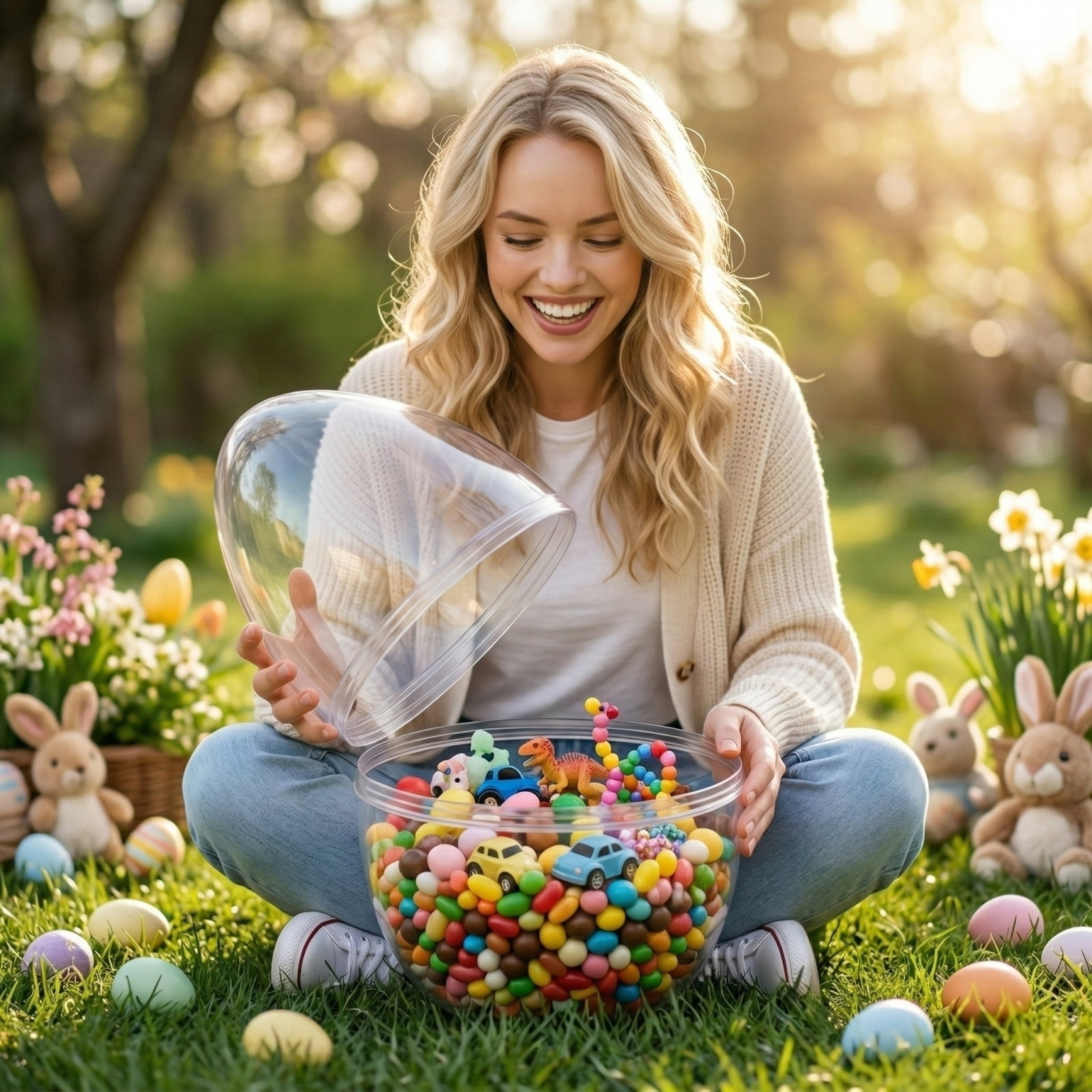 Giant Easter Egg Plastic Fillable Easter Eggs Empty Easter Eggs Easter Basket Stuffers Party Supplies Egg Hunt Surprise Diy,giant Fillable Plastic Easter Egg