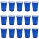thumbnail image 1 of FELTECHELECTR 50 vasos de plástico desechables de 450 ml, vajilla para fiestas, juegos, cafeterías, bares y restaurantes (azul), 1 of 7