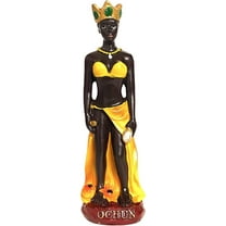Gigi's Classy Kids 5in Inch Orisha Oshun Statue Ochun Sculpture Santeria Yoruba African Goddess Imagen