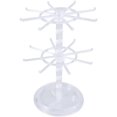 thumbnail image 1 of Double Layer Rotating Jewelry Display Stand, Jewelry Racks Holder Detachable Jewelry Organizer Necklaces Earrings Display Rack(F), 1 of 8