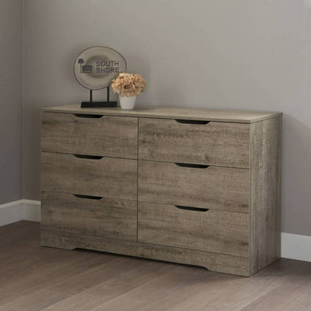 South Shore Holland 6 Drawer Double Dresser Multiple Finishes