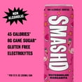 thumbnail image 4 of SMASHD Alcohol-Free Mocktails, Non-Alcoholic Beverage Flavored Sparkling Water, Tequila alternative No Artificial Flavors, Caffeine-Free, with electrolytes, 12 Oz&nbsp;Watermelon Margarita, 12 Pack, 4 of 6