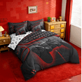 thumbnail image 2 of Erosebridal Modern Video Game 7-Piece Bedding Comforter Set,Kids Game Controller King Bedding Sets For Console Gamer,Reversible, 2 of 7