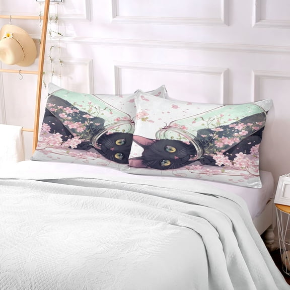 Pillow Case Plush Pillow Floral Serenity Case standard size/King size/Queen size Bed Pillow Pillowcases