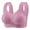Purple, variant on RYRJJ Women's Minimizer Bras Comfort Cushion Strap Wirefree Full Coverage Large Bust Non-Padded Bra Lace Push Up T-Shirt Bra
