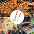 thumbnail image 4 of Jorunhe Grill Spatula Fork Set of 2, 16" Long BBQ Tools with Wooden Handle for Outdoor Grill, 4 of 8