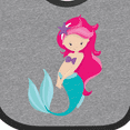 thumbnail image 4 of Inktastic Mermaid Girls Baby Bib, 4 of 4