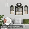 thumbnail image 3 of POINTERTECK Gothic Furniture Cathedral Mirrors Exquisite Classic Gothic Mirrors Wall Decor Easy to Use Gothic Bedroom Decor Mirrors Safe Mirror Frame Spooky Gothic for Bedroom, 3 of 10