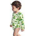 thumbnail image 3 of Xecao Cute Frog1 Print Baby unisex-baby Cotton Long-sleeve Bodysuits-3 Months, 3 of 6