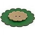 thumbnail image 4 of Mibo 5 Pcs Résine de Nylon - Forme Marguerite - Bouton Festif des Fêtes - 64L(40mm) - 2 Trous - Vert Forêt, 4 of 4