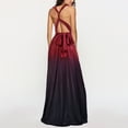 thumbnail image 2 of SWSMCLT Women's Maxi Long Transformer Convertible Dresses Homecoming Dress Wedding Evening Gown Multi Way Wrap Burgundy Medium, 2 of 4