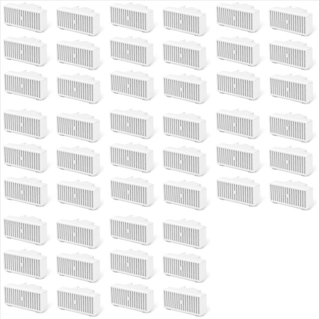 48X Filtros en Forma de Repuesto de Filtro para Fuente de Agua para Mascotas Mini y Swan Pet Drinking Fountain B