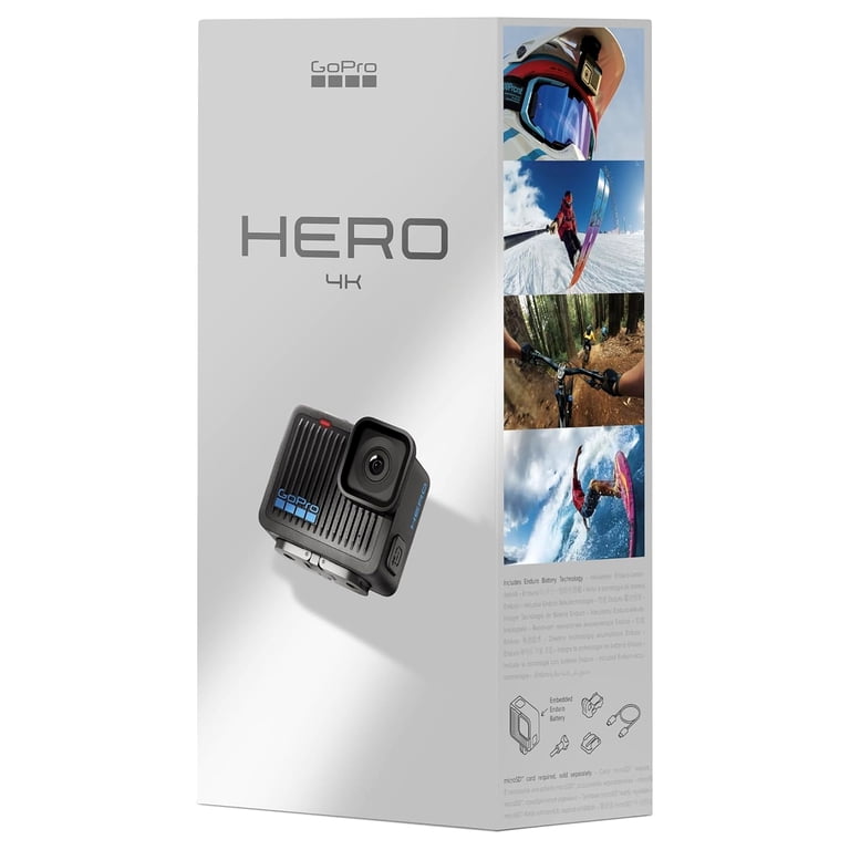 GoPro Hero Action Camera, 4K Ultra HD Video, 12MP Photos
