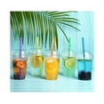 100 Pack Jumbo Smoothie Straws, 9.45 Inches Boba Straws,Individually