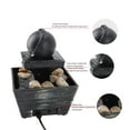 thumbnail image 4 of Indoor Tabletop Water Fountain, Energy Saving Calming Indoor Relaxation Tabletop Ball Fountain  for Home, 4 of 7