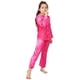 thumbnail image 4 of Pijamas de satén para niños y niñas, ropa de dormir de manga larga con botones, L313, venta al por mayor, 4 of 4