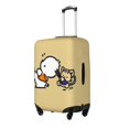 thumbnail image 2 of Cute Anime Cartoon Pochacco Travel Suitcase Protective Cover Trunk Case Washable Elastic Luggage Cover Fits Small Suitcase Protector Baggage With Concealed Zipper Gifts, 2 of 5