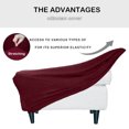 thumbnail image 3 of Sofa Ottoman Cover, Stretch Rectangle Ottoman Slipcovers, Foot Stool Slipcovers, 3 of 6