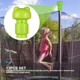 thumbnail image 3 of Trampoline Enclosure Pole End Cover, Easy Installation Unique Shape Protective Decorative Trampoline Pole Top Cover Replacement Plastic  for Net Hook, 3 of 7